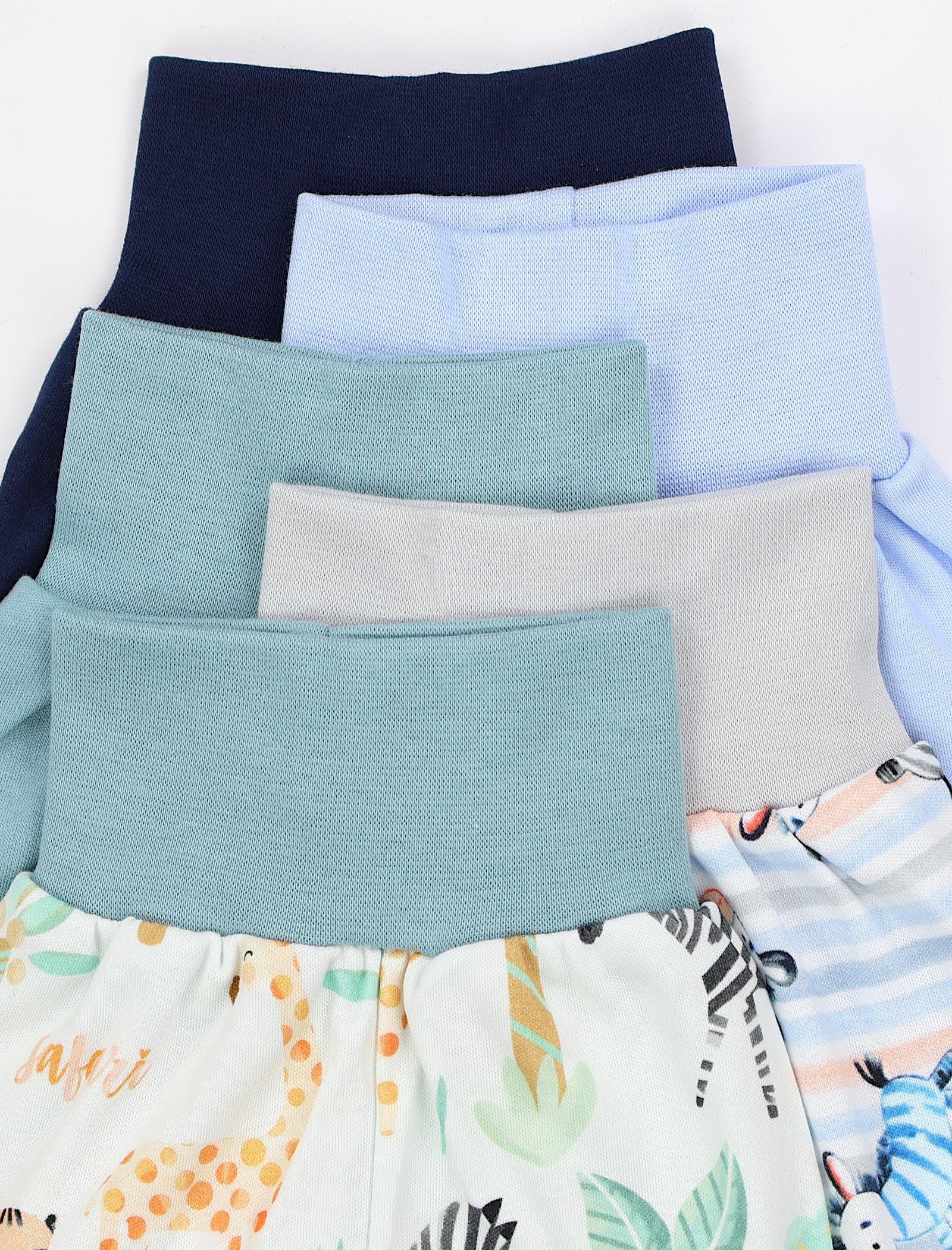 TupTam Pantalon avec Pieds pour Bébé, Lot de 5.