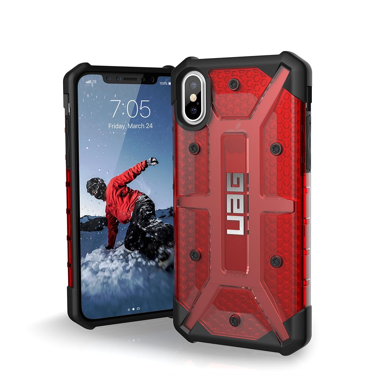 UAG iPhone Xs/X [5.8-inch Screen] Case Plasma [Magma] Impact Resistant Military Drop Tested Protective Cover