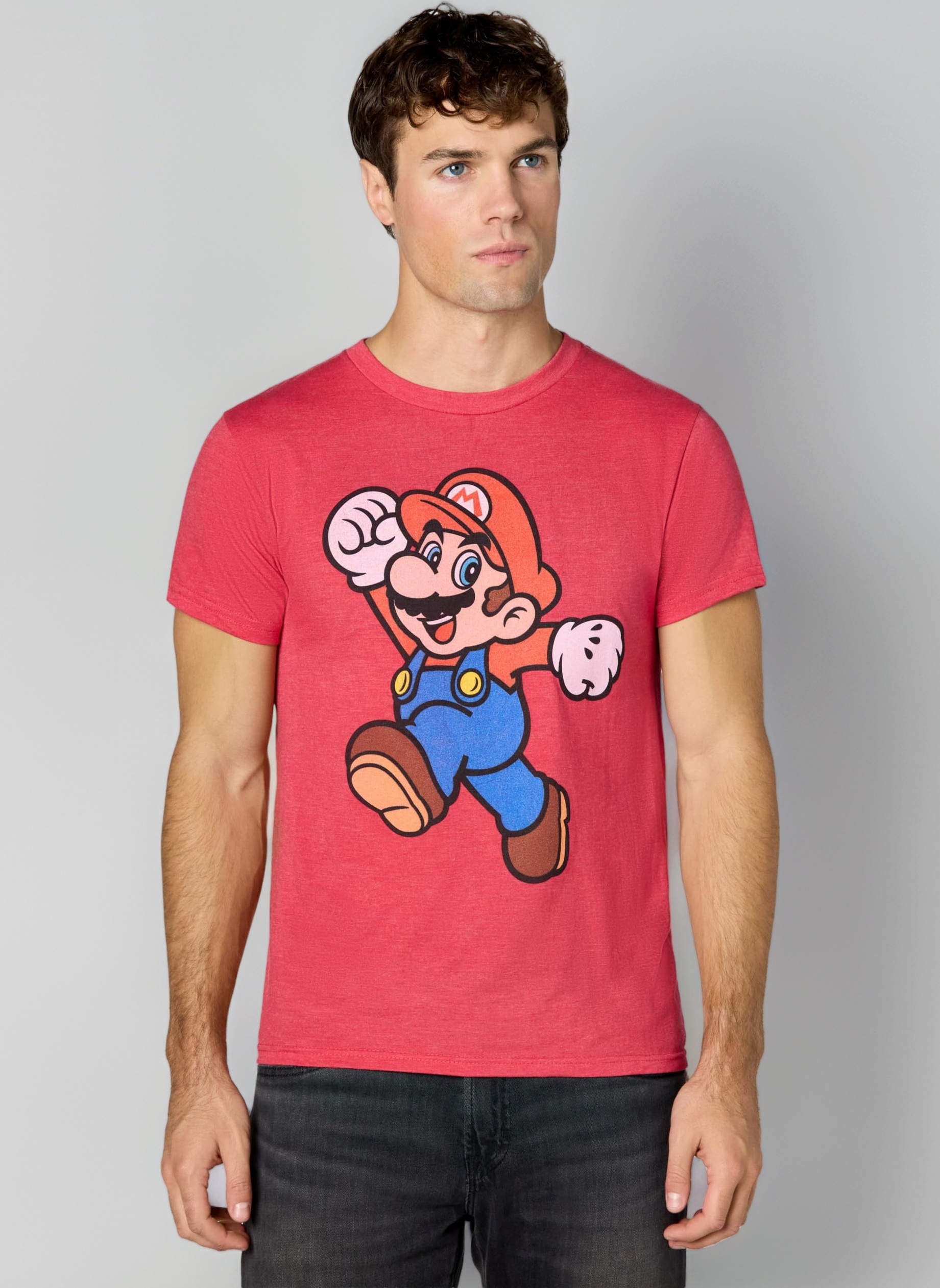 Nintendo Herren Super Mario Jump Pose T-Shirt