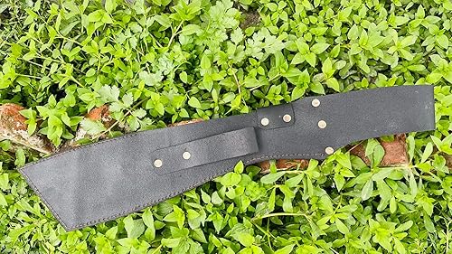 Miniatura 9 de -Machete táctico de 15 pulgadas, cuchillo de supervivencia de espiga completa, cuchillos de hoja libre de óxido, por encargo por ex Gorka Khukuri