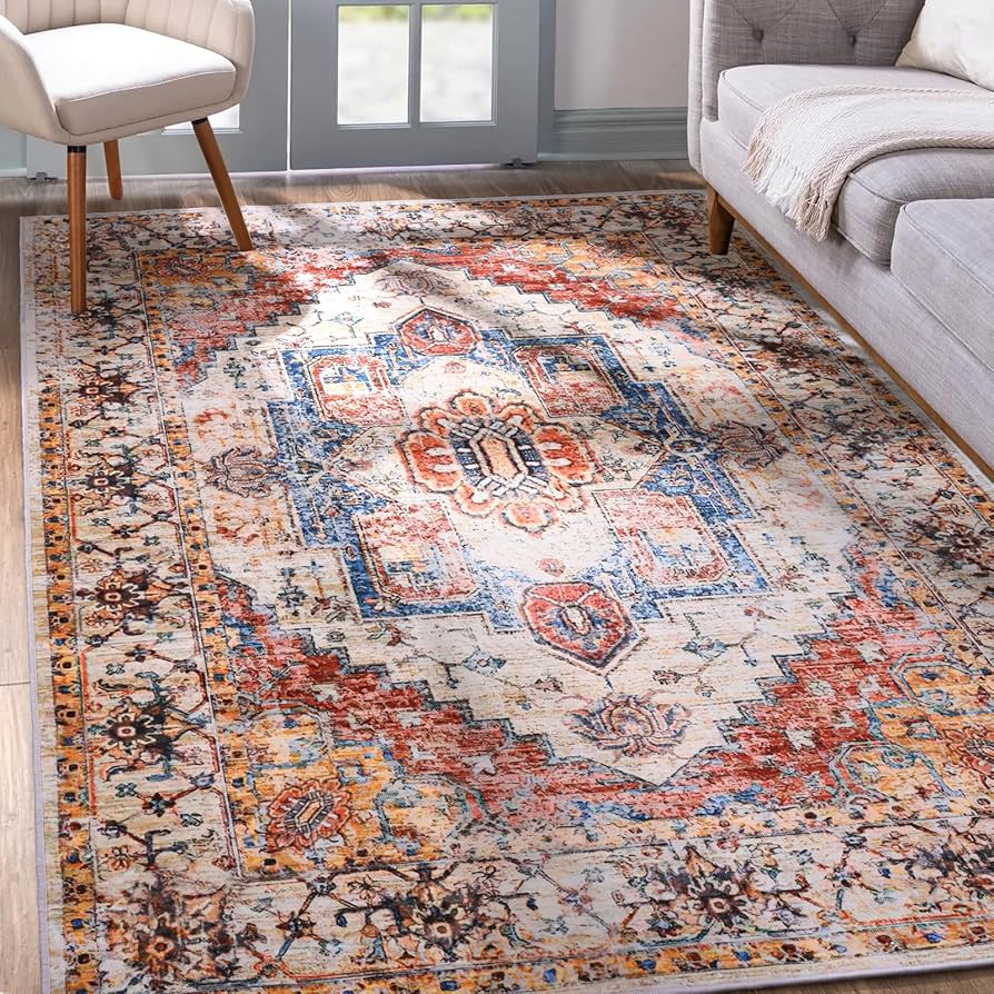 Amazon.com: YJ.GWL Area Rug for Living Room, 4x6 Machine