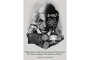 Educational Decor: Albert Einstein Motivational Posters