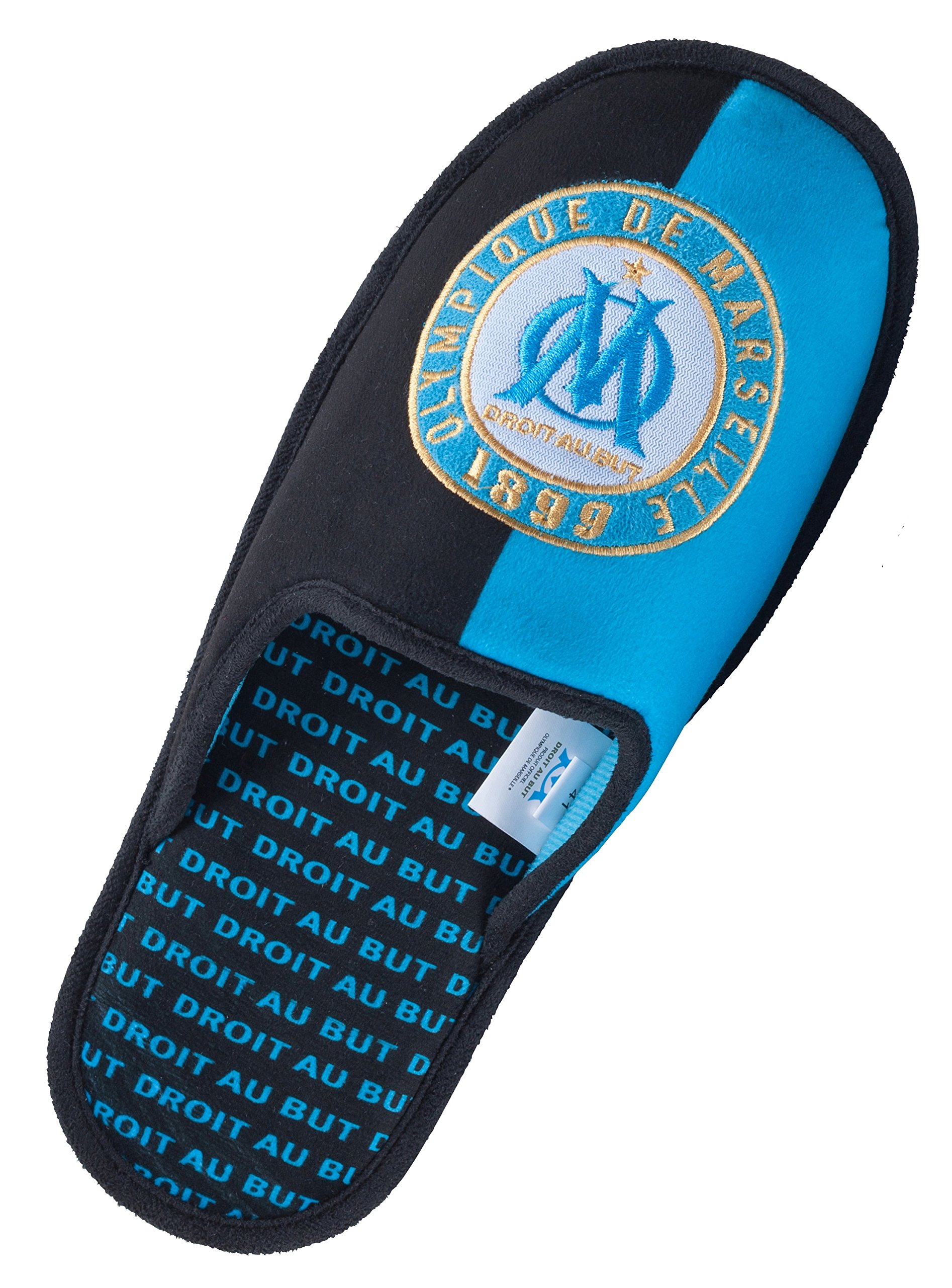 OLYMPIQUE DE MARSEILLE Chaussons Om - Collection Officielle Taille Enfant