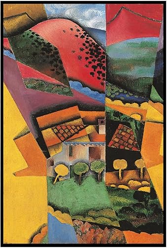 Póster de paisaje en Ceret de Juan Gris para decoración de pared, impresión sin marco, decoración para el hogar y la oficina, imágenes e