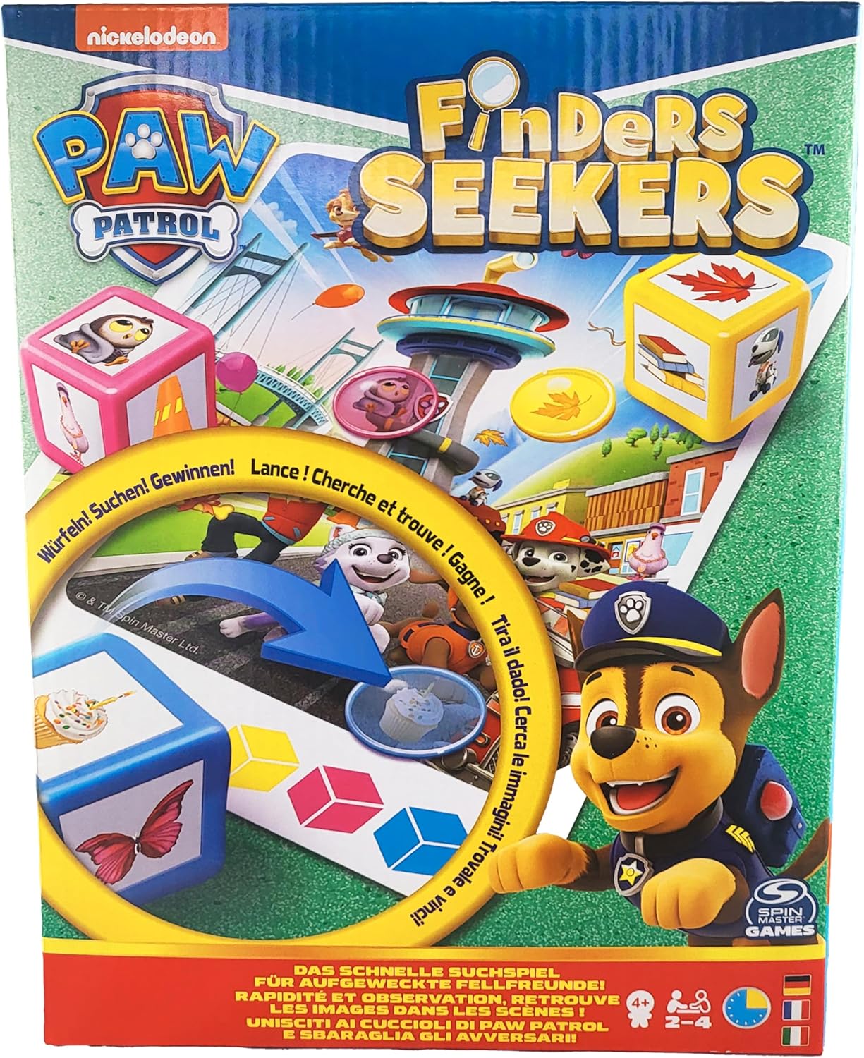 Spin Master Games Paw Patrol Finders Seekers, das schnelle Suchspiel für aufgeweckte