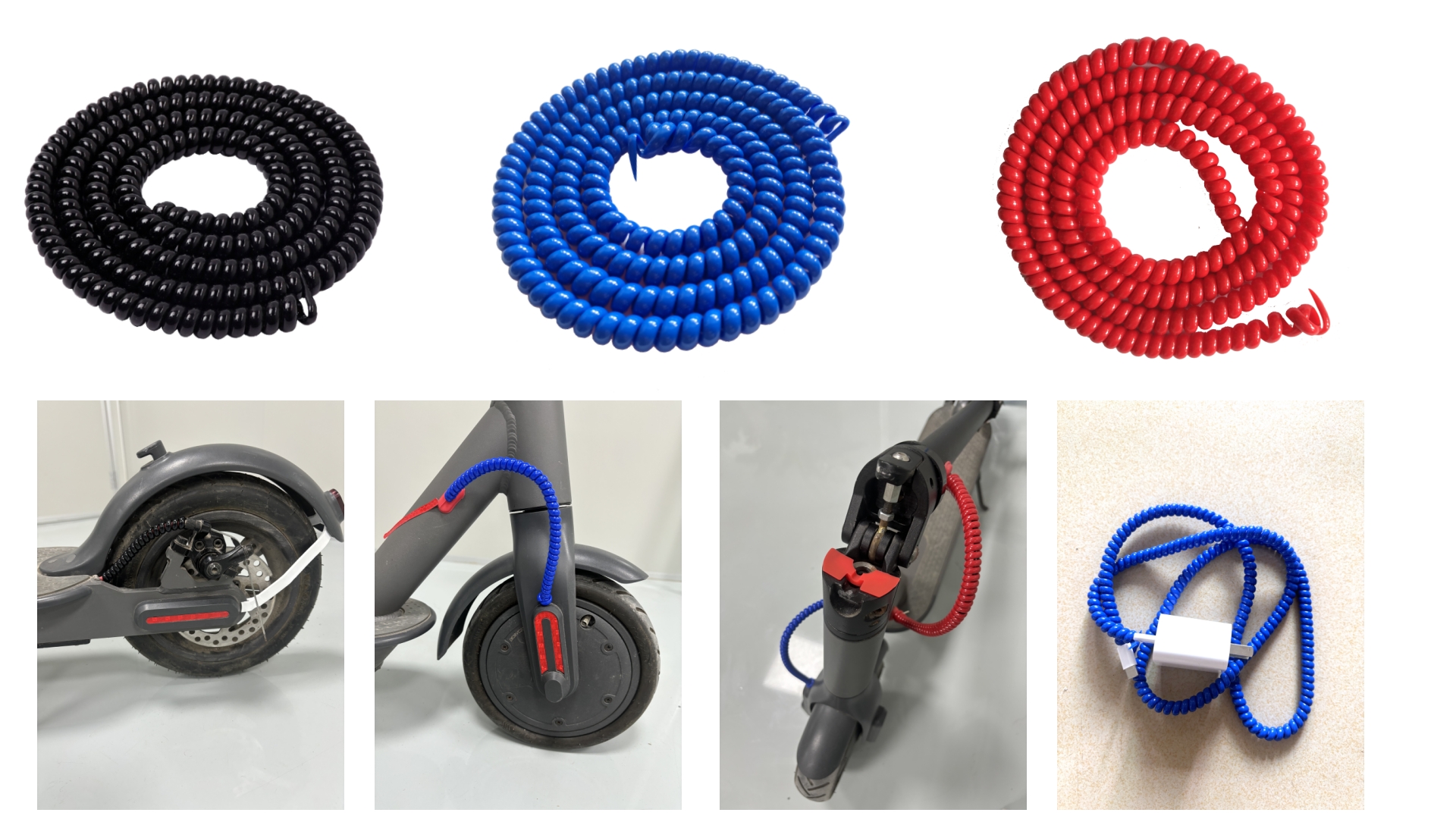 YQQXCY 2 M Spiralkabelschutz Für E-Scooter – Passend Für Ninebot, Xiaomi, Kugoo, TPU, Hitzebeständig, Selbst Zuschneidbar YQQXCY 2 M Spiralkabelschutz Für E-Scooter – Passend Für Ninebot, Xiaomi, Kugoo, TPU, Hitzebeständig, Selbst Zuschneidbar