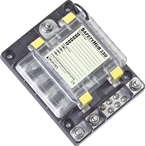Miniatura 2 de Blue Sea Systems 7748 SafetyHub 150 Bloque de fusibles protegido contra encendido