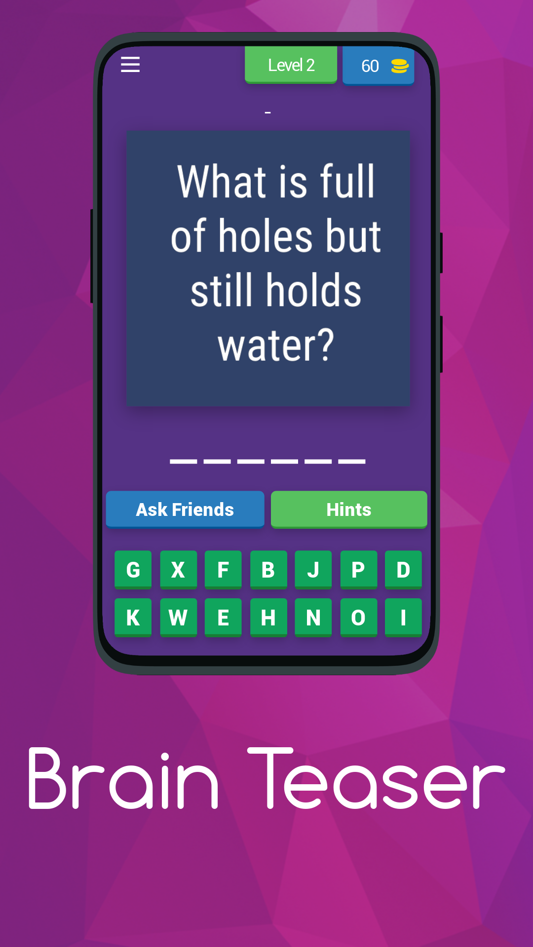 Brain Teaser Riddle IQ Test Trivia Puzzle Jumbo App on Amazon Appstore