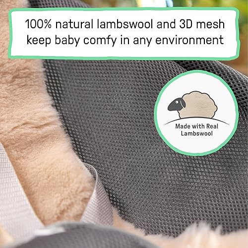 Miniatura 3 de Ingenuity Every Season - Rocker y asiento 2 en 1 para bebé, telas de refrigeración y calentamiento, barra de actividades de madera sostenible