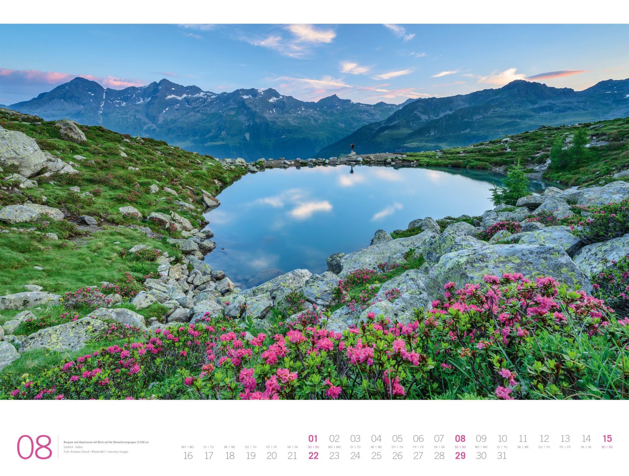 Alpen Gallery Kalender 2027: Bildstarker Berge-Kalender im großen Querformat (66x50 cm) | Berge und Natur im Großformat