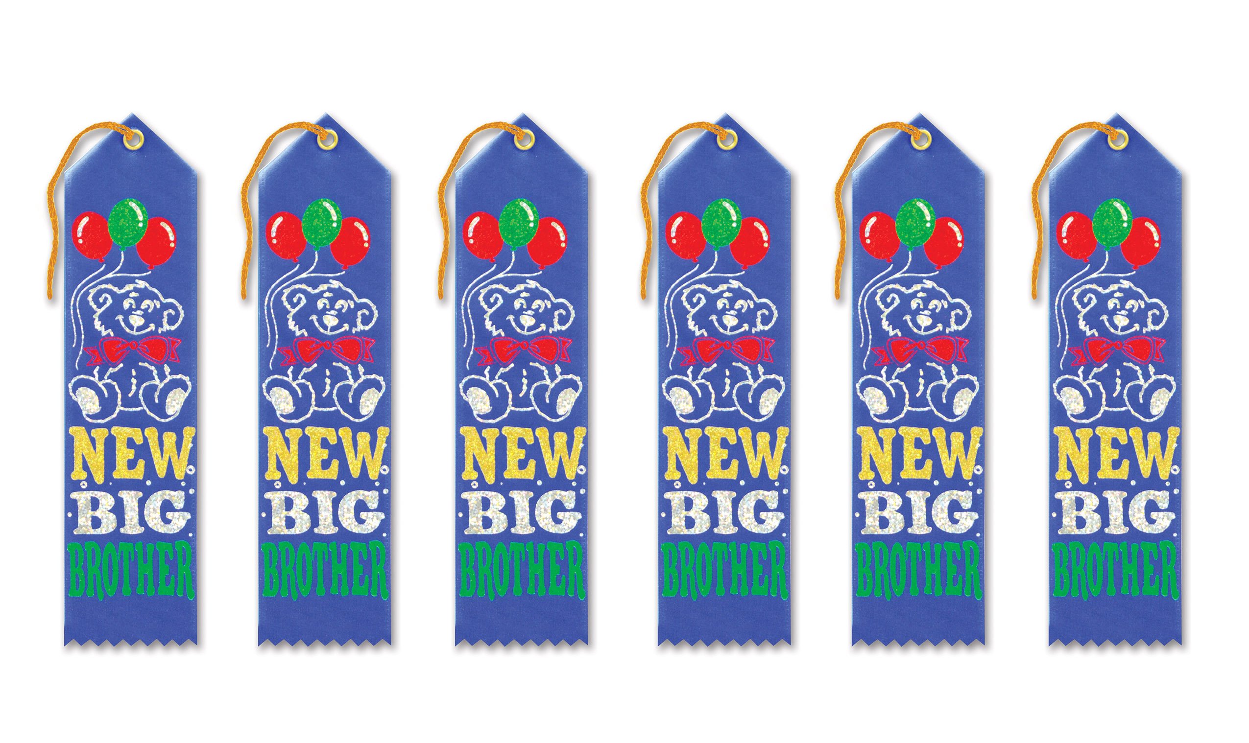 Rubans Big Brother Awards Léopard AR080 Neuf - Lot de 6 Rubans 2 x 20,3 cm pour Cérémonie