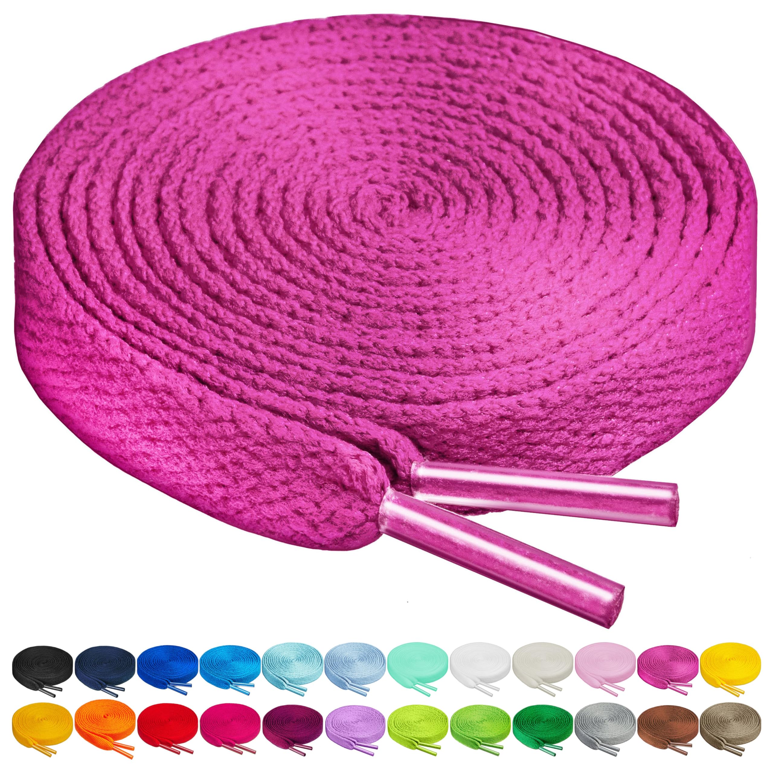 Birch Shoelaces in 27 Colors Flat 5/16" Shoe Laces in 4 Different Lengths