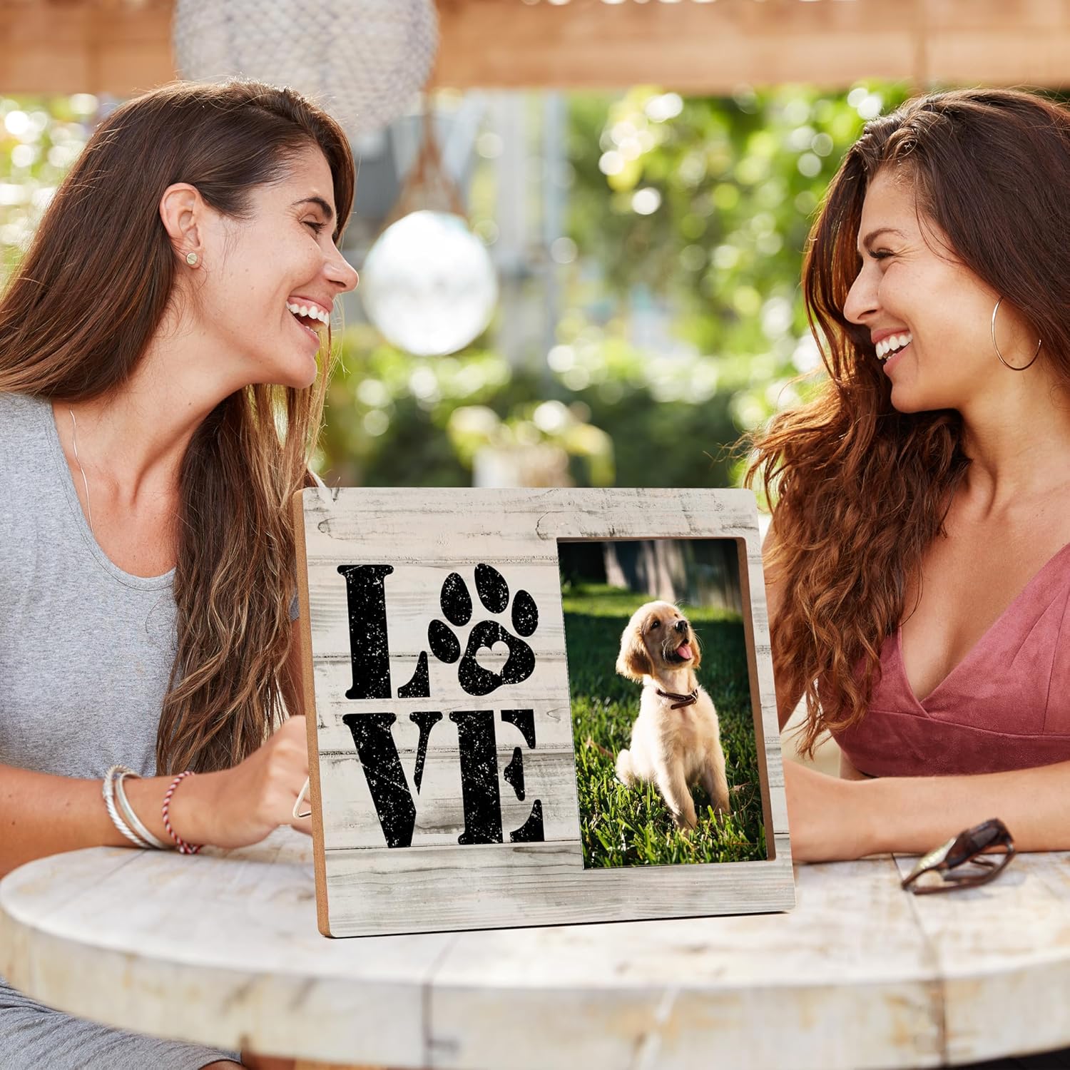 Dog Picture Frames, Puppy Photo Frame, Love Dogs Frames For Pictures, Pet Memorial Gifts, Farmhouse Home Living Room Bedroom Office Decoration -b102 - Image 5