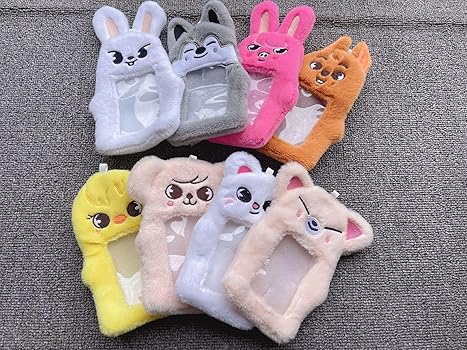 Amazon | miuhuy Stray キッズフォトカードホルダーキーホルダー