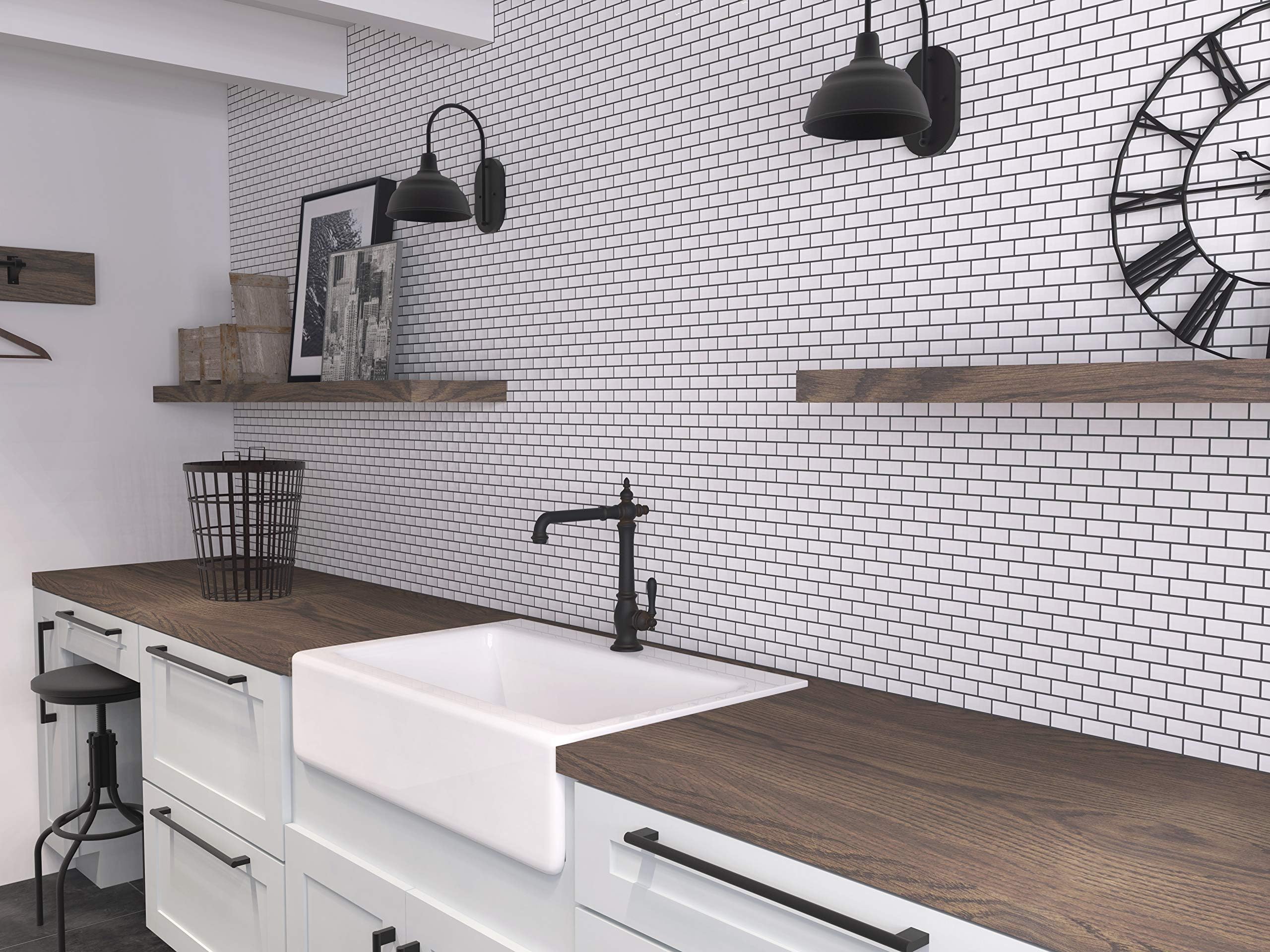 HomeLuxHMOSGLFRO GLASS MOSAIC FROST PK1, White, 30x32cm