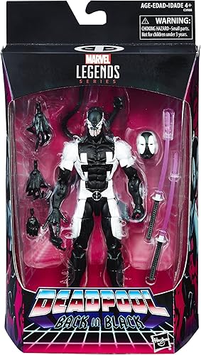 Miniatura 2 de Figura de acción Deadpool Back in Black de 6pulgadas de la serie Leyendas de Marvel