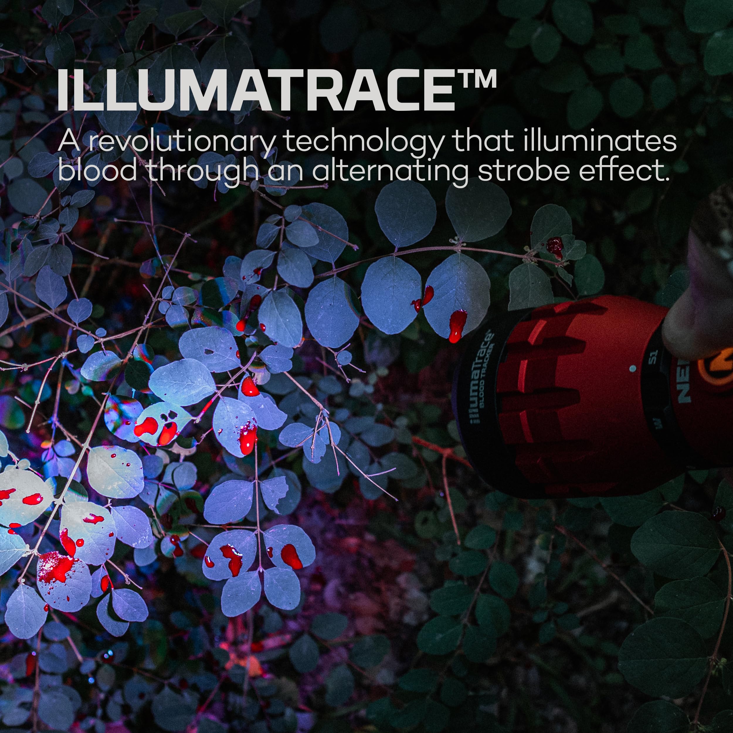 NEBO IllumaTrace Blood Tracker Flashlight