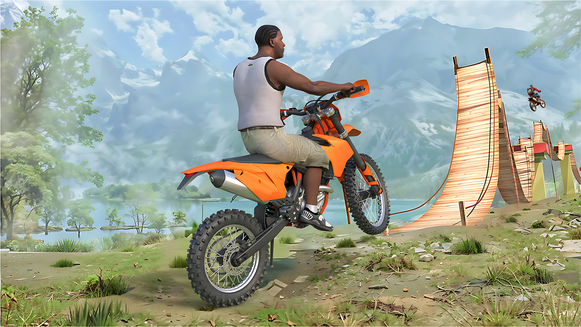 Extreme Dirt Traffic Bike 3D Stunt Highway Moto - Real Motorcycle