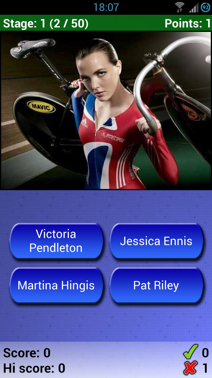 Famous Athletes Tile Quiz App on Amazon Appstore