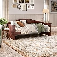 AFI Nantucket Twin Solid Wood Daybed in Walnut - Versatile Beadboard Design for Bedroom, Guest Room or Lounge
