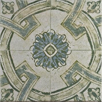 Klinker Retro Blanco Coreo 12-3/4" x 12-3/4" Ceramic Floor and Wall Tile