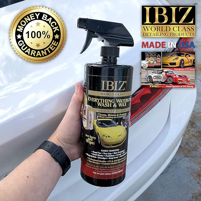 IBIZ Waterless Wash and Wax - 32oz Cera Premium Carnauba miniatura 2