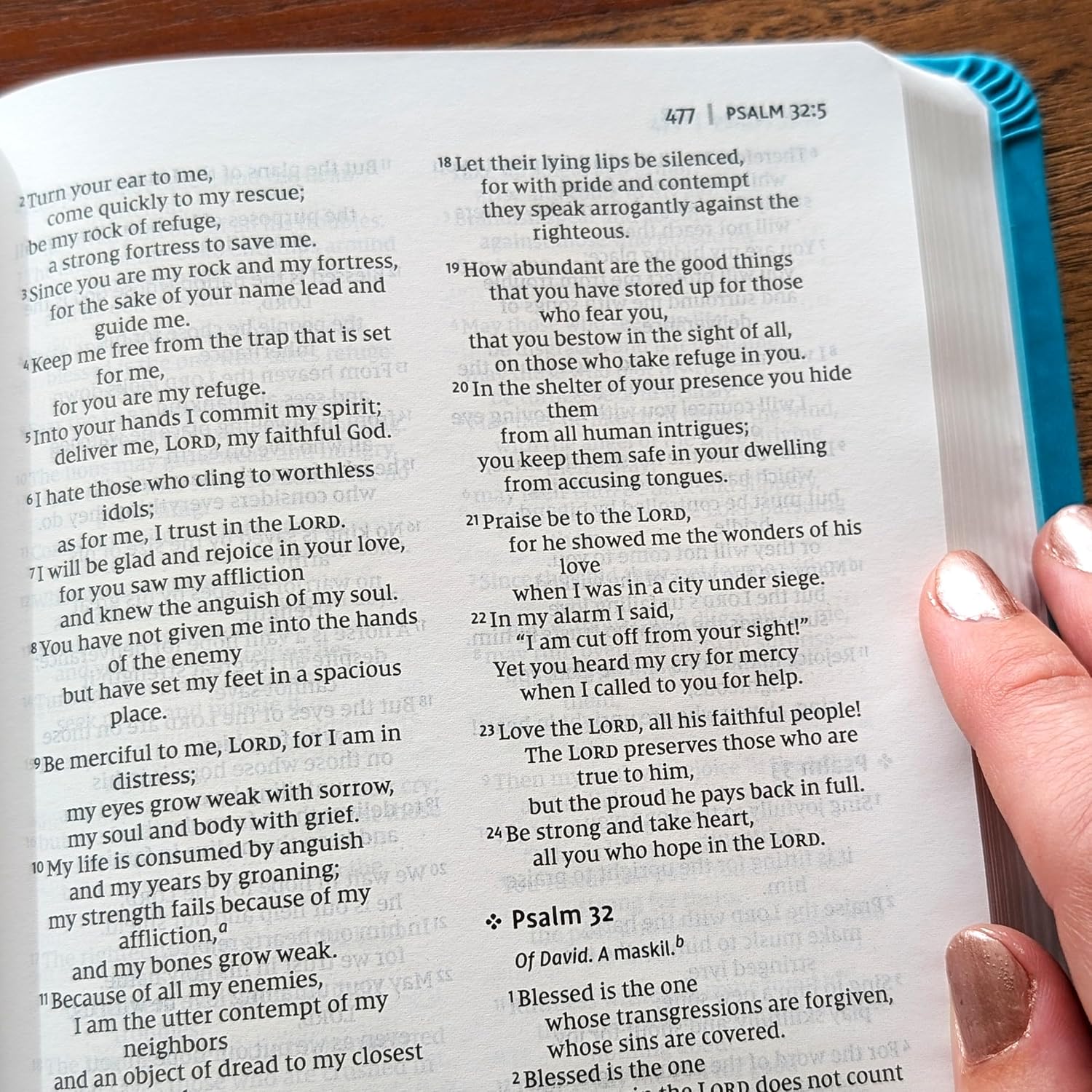 SacredBound Personalized NIV Thinline Bible – Teal LeatherSoft | Engraved Name, Slim & Lightweight, Easy to Carry, Comfort Print Christian Gift (Name Only)
