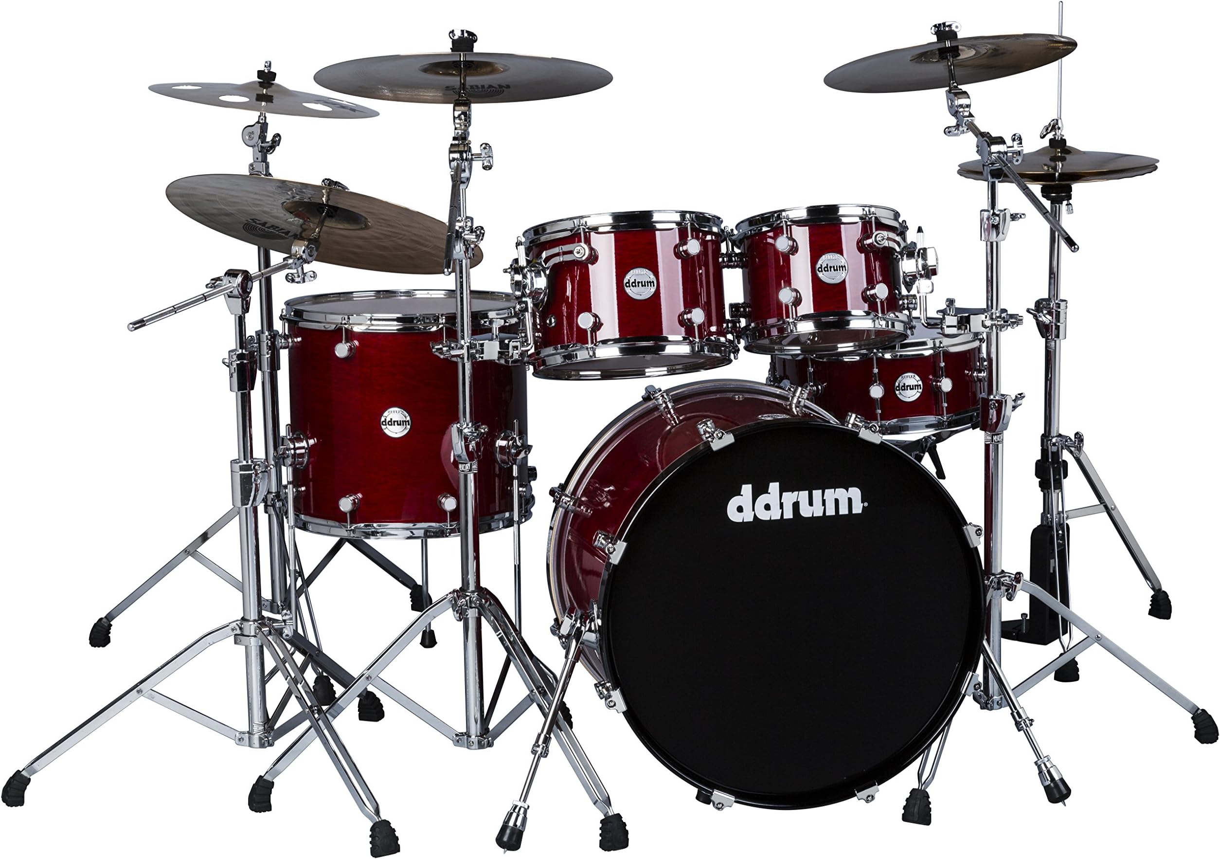 ddrum REFLEX ELT 522 TRD -Piece Drum Shell Pack Trans Red Lacquer