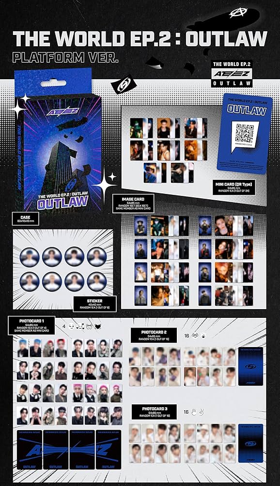 Amazon.co.jp: ATEEZ 'THE WORLD EP.2 : OUTLAW (PLATFORM VER