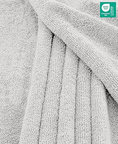 Miniatura 818 de American Soft Linen - Juego de 4 toallas de baño, 100% de algodón turco de 27 x 54 pulgadas, toallas de baño extragrandes, toallas para ducha