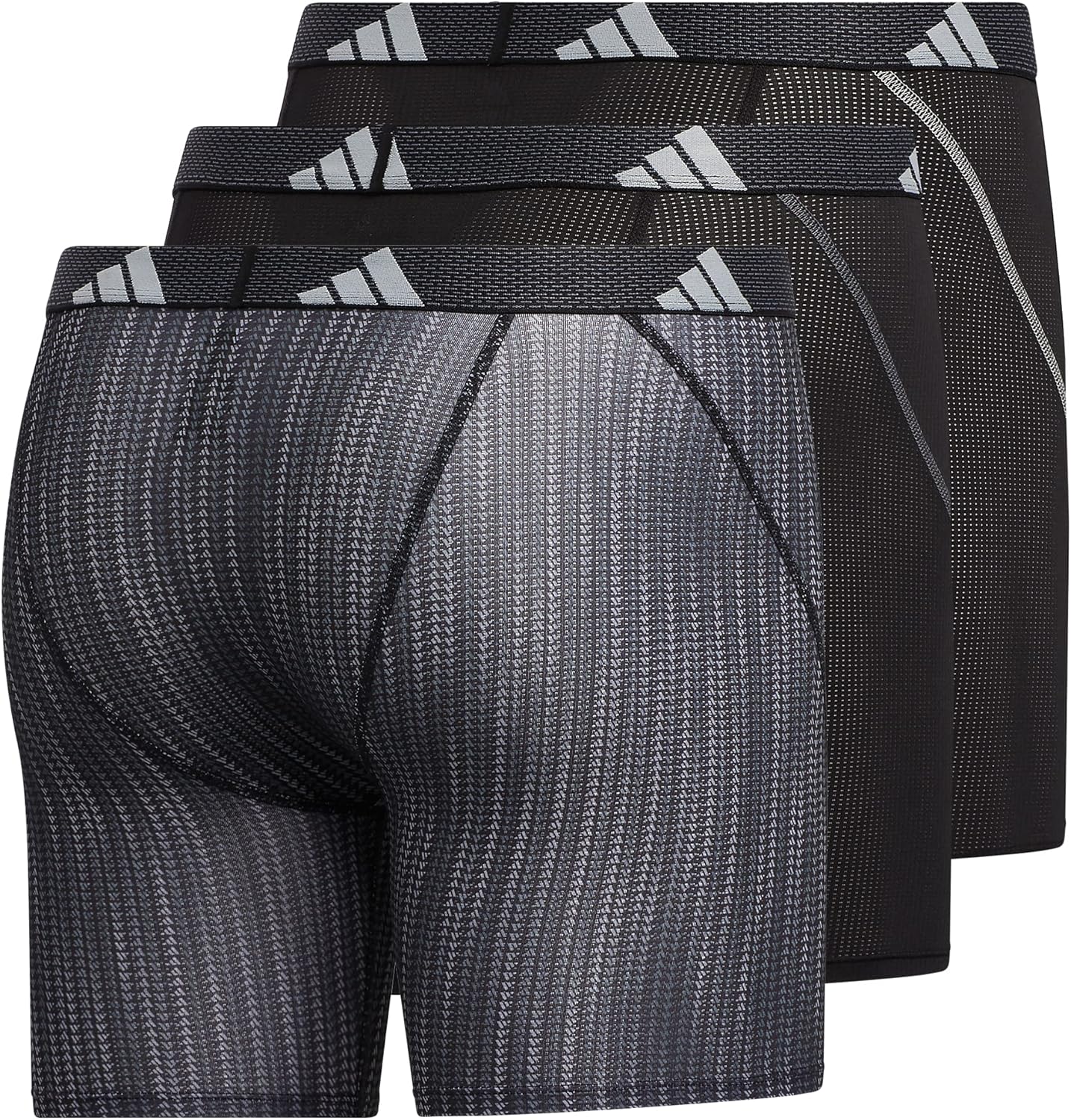 adidas Mens Sport Performance Mesh Boxer Brief Underwear (3-Pack) DISCONTINUED - Image 6