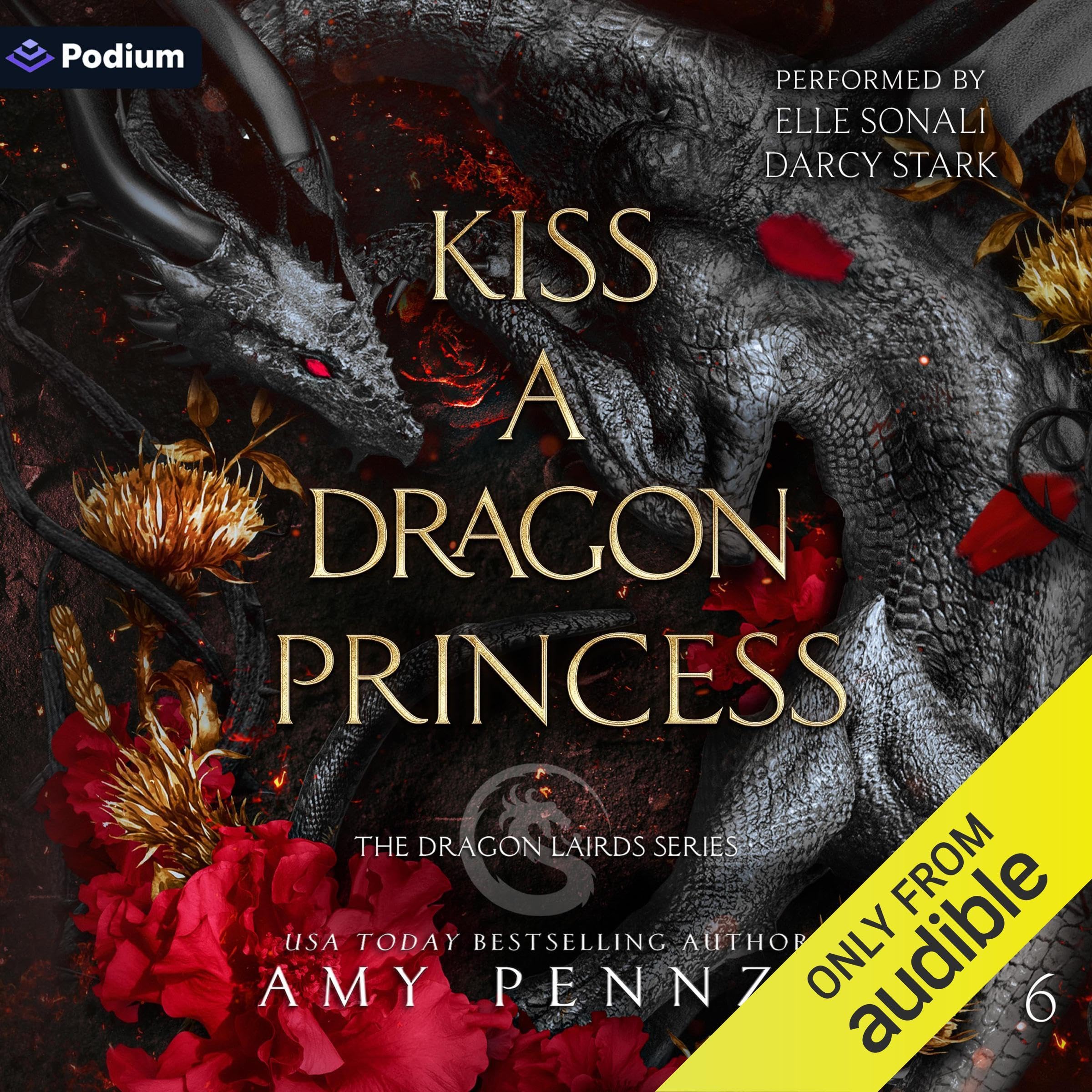 Cover art for Kiss a Dragon Princess