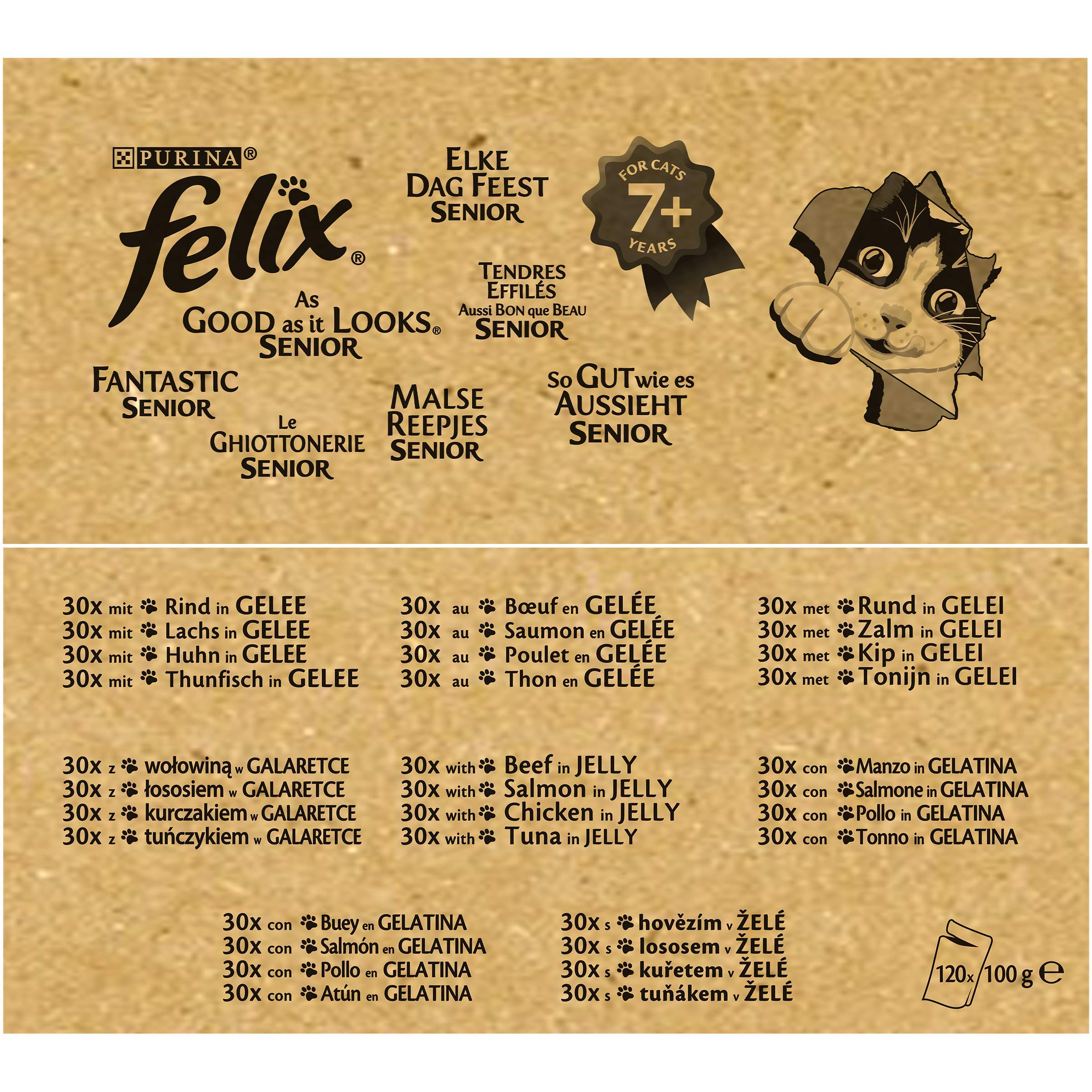 Felix Katzennassfutter So gut wie es aussieht Gemischte Vielfalt, 12000 g