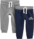 Simple Joys by Carter's Bébé et tout-petits 2-Pack Pantalons à tricot sportif Jogger