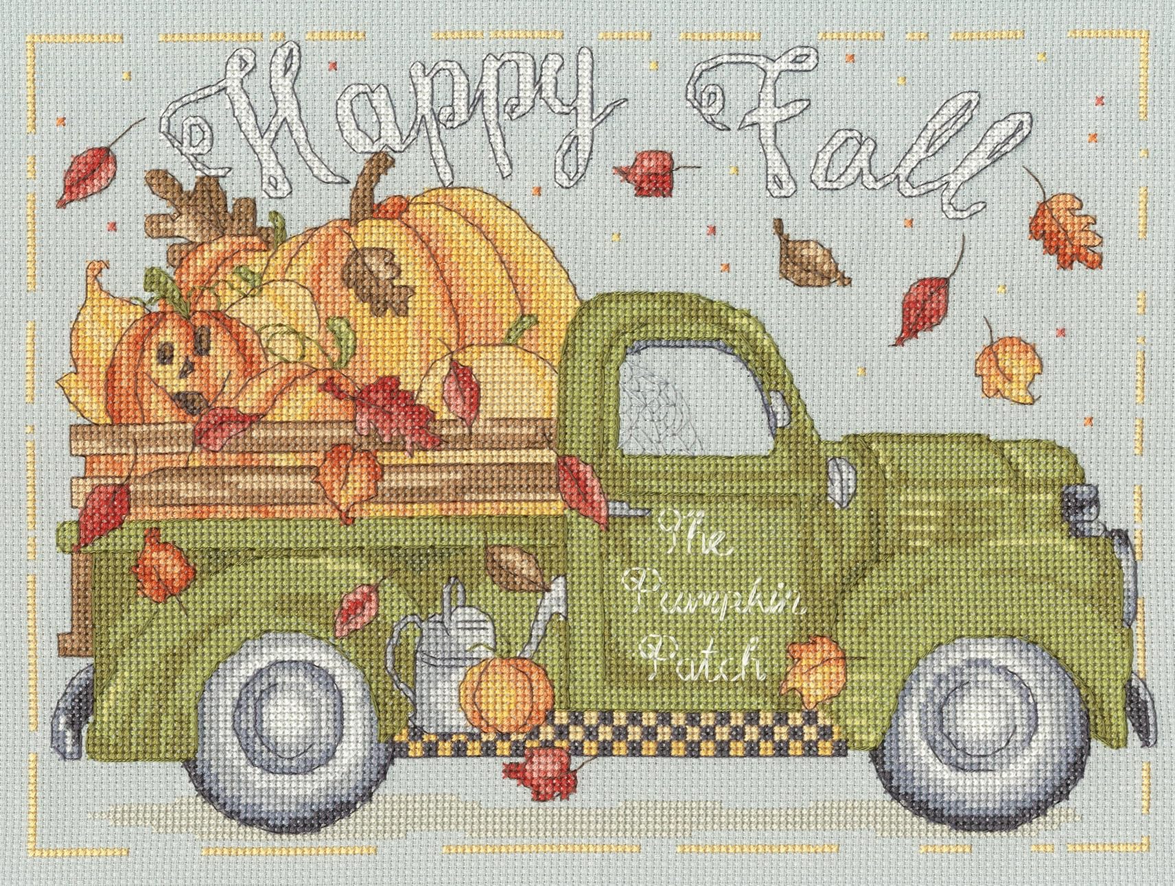Bothy Threads Multi Counted Cross Stitch Kit - The Pumpkin Patch