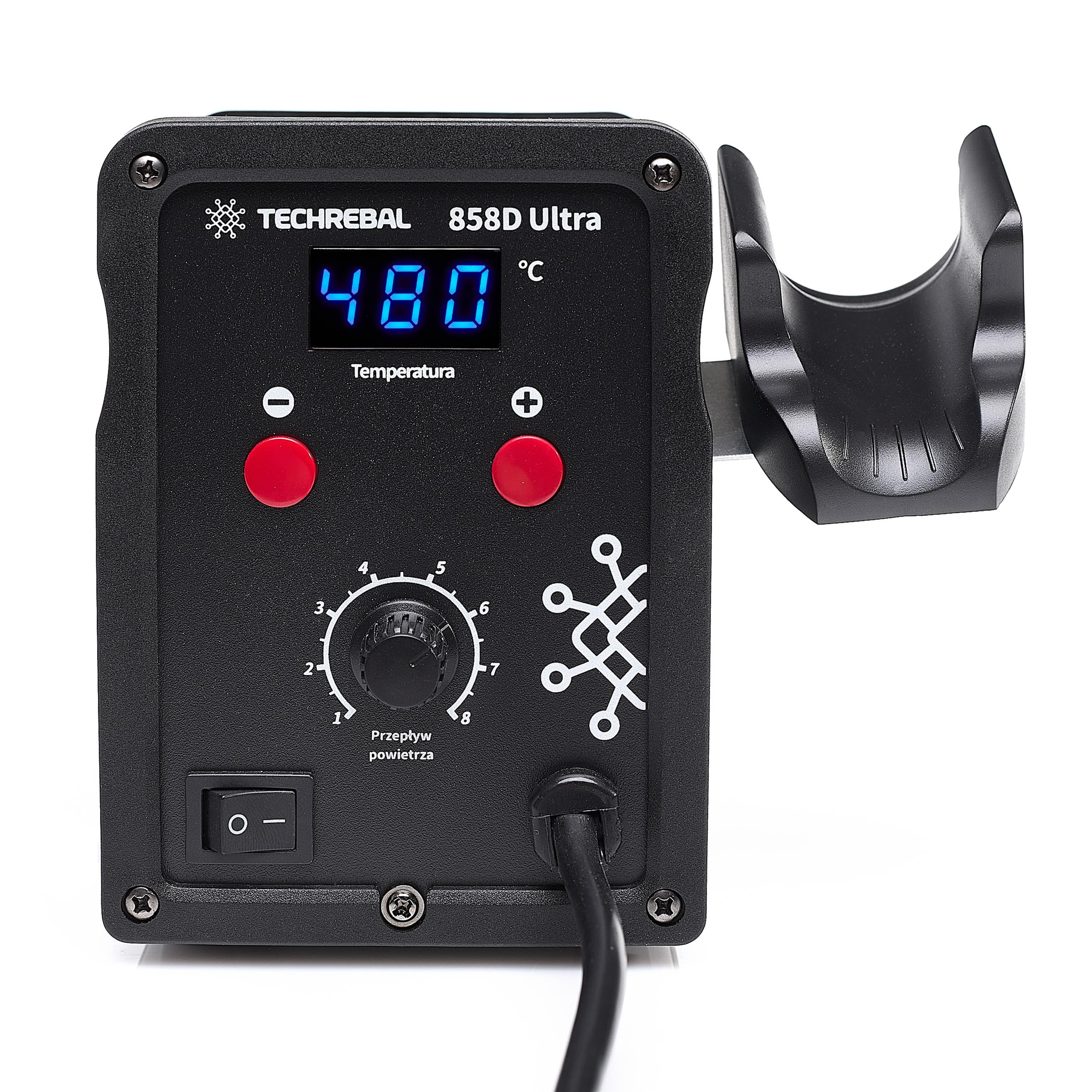 Stazione di saldatura ad aria calda Saldatrice per plastica Techrebal 858D Ultra 750W