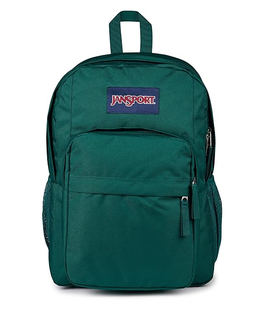 JanSport Big Day Pack Duży Plecak, Komora na Laptopa 15in, 43.5 x 19 x 32.5 cm, Deep Juniper, Wielokolorowy
