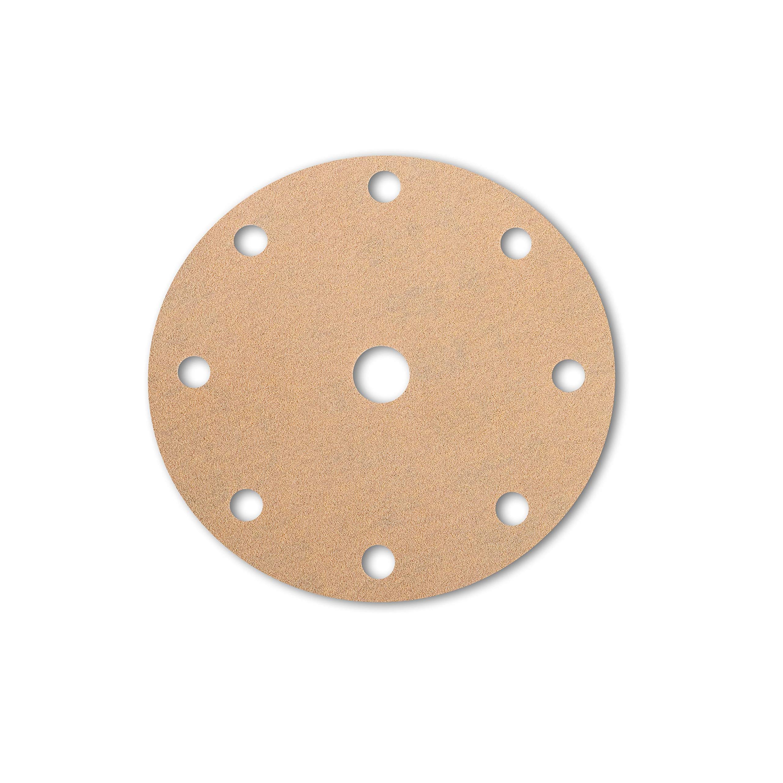 Starcke 544C3K - Discos abrasivos (150 mm de diámetro, 9 agujeros, 100 unidades, grano: 400, 100 unidades)