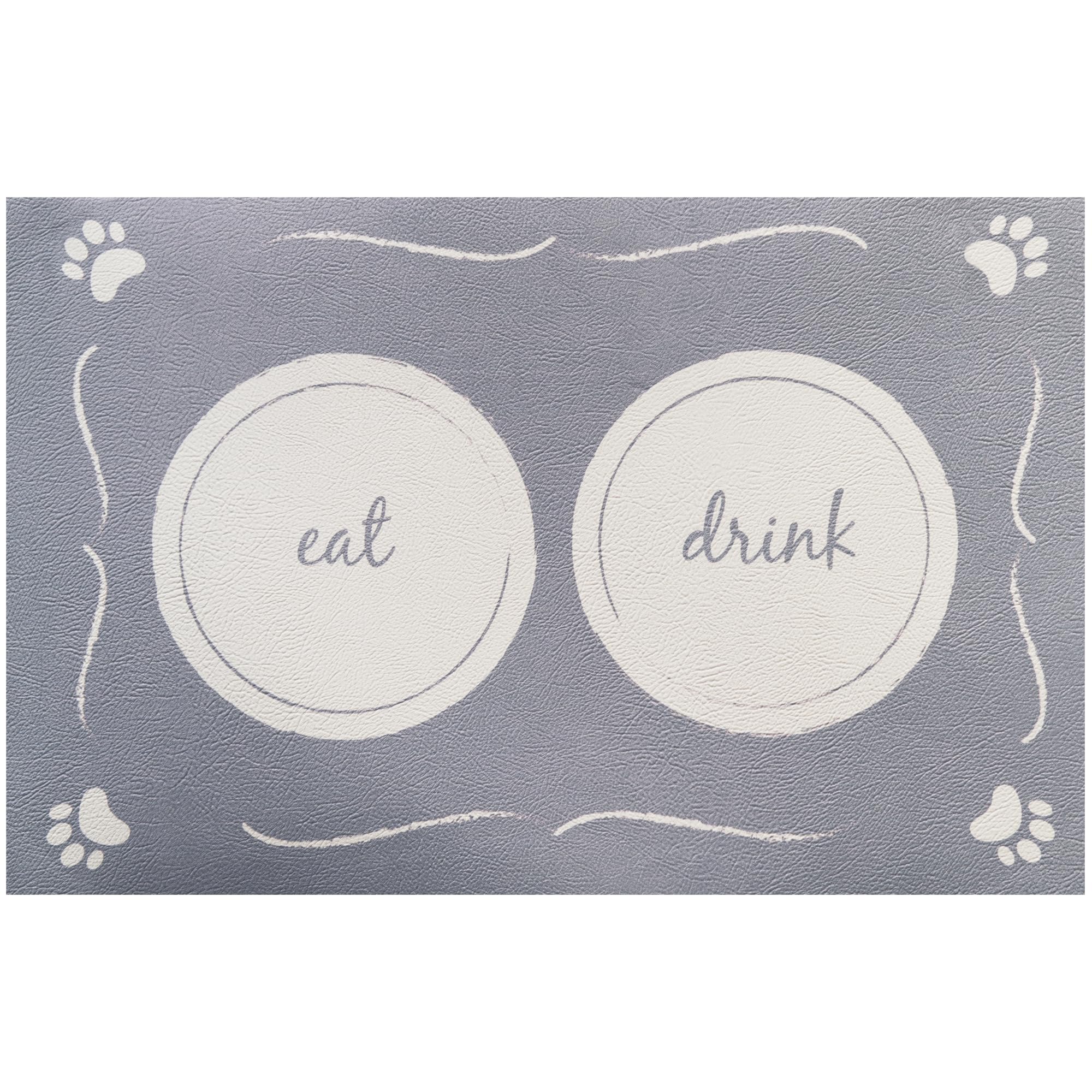 Tapis gamelles chien et chat pour protéger le sol de la cuisine 40x60