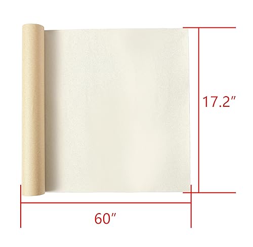 Miniatura 5 de Tela de franela autoadhesiva rollo de 17.2 x 60 pulgadas, forro de terciopelo adhesivo blanco suave para cajones, gabinetes, estantes, joyeros,