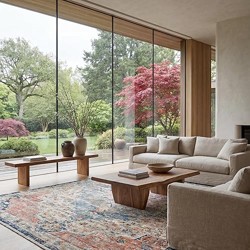 nuLOOM Sawyer Vintage Transitional Area Rug - 7x9 Area Rug