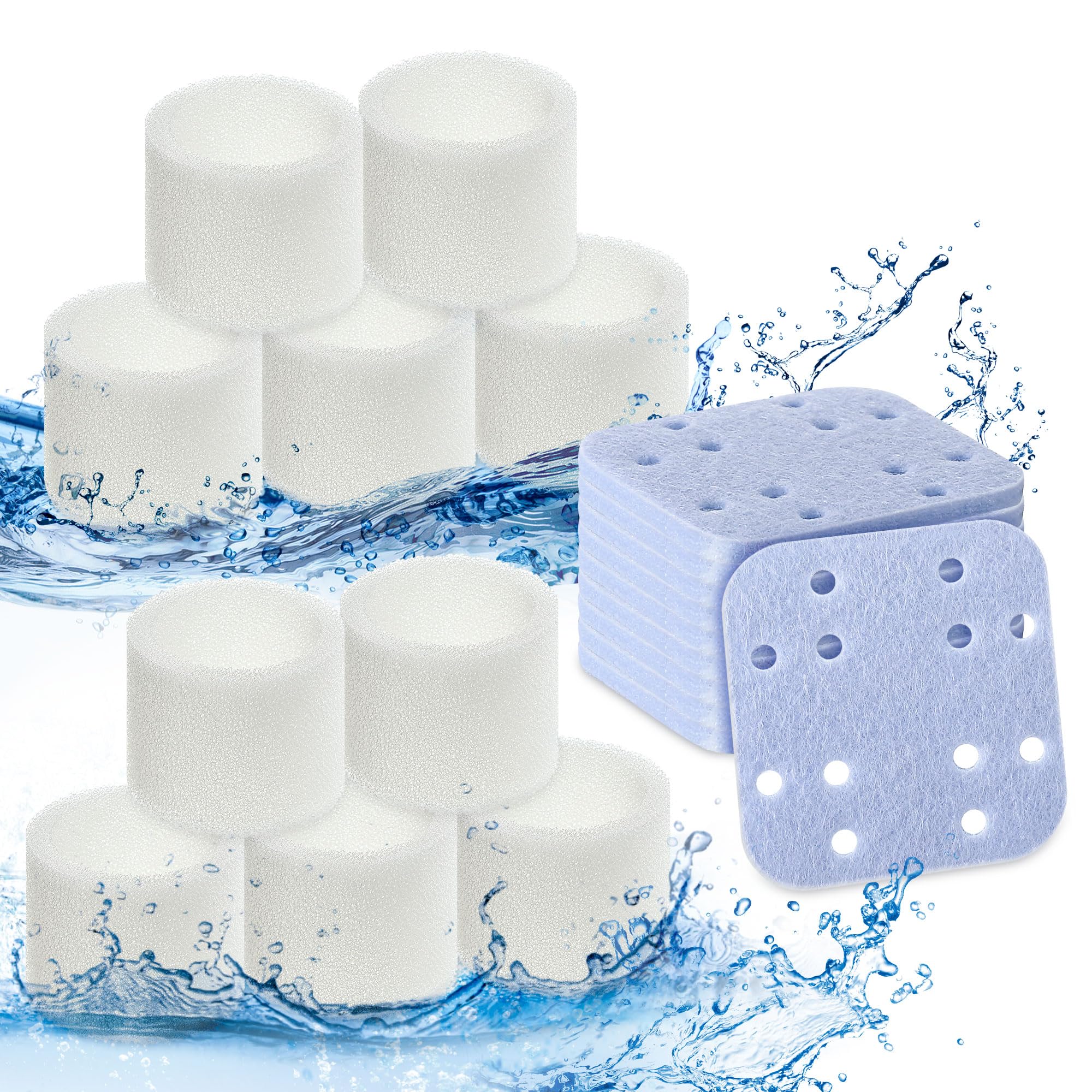 Replacement Filter Filtres Humidificateur Lot De 10 - Compatibles LV600S Dual 200S Classic 300 Anti Poudre Blanche