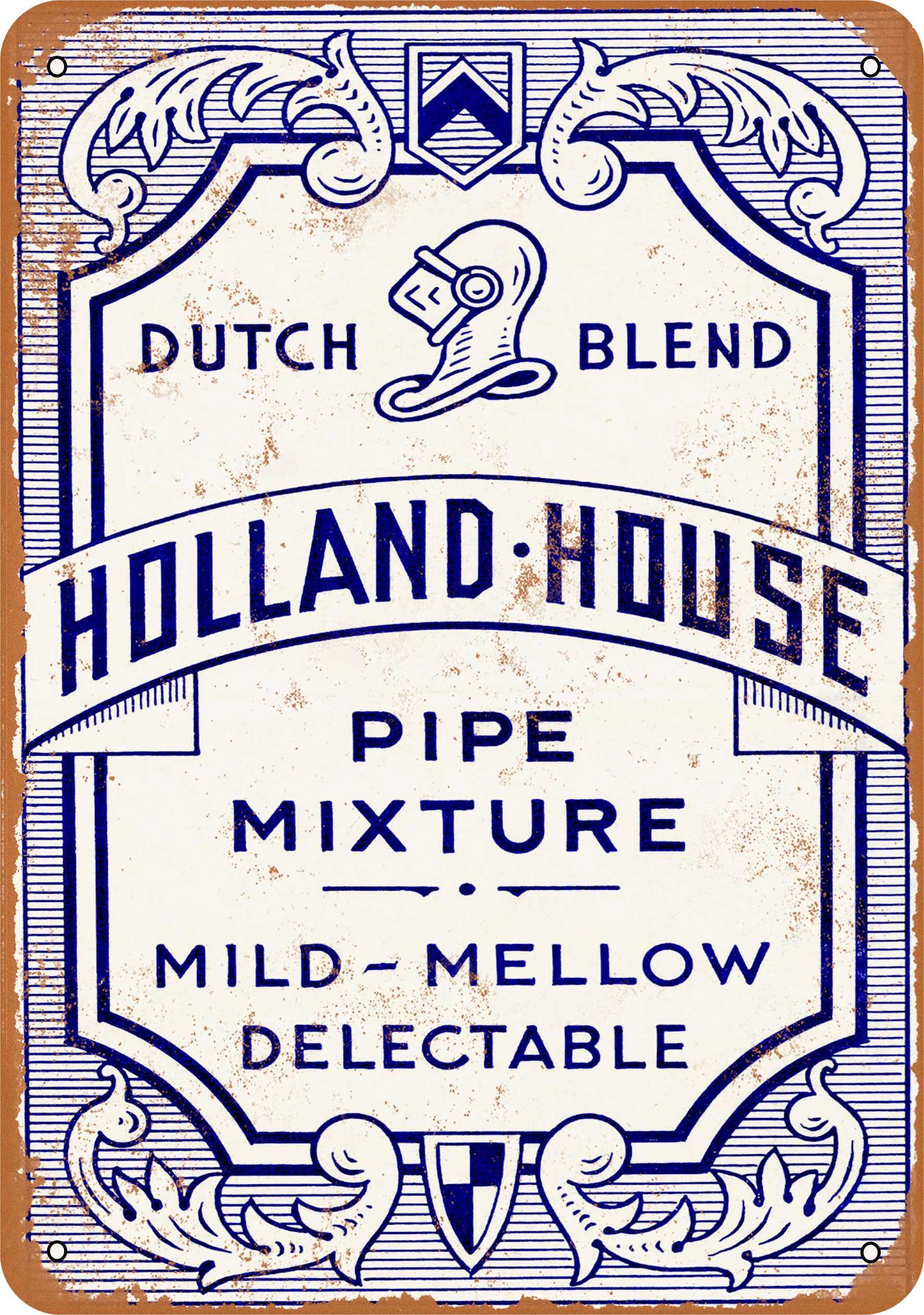 Amazon.com : RetroRust 10 x 14 METAL SIGN - 1938 Holland-House Pipe Tobacco 