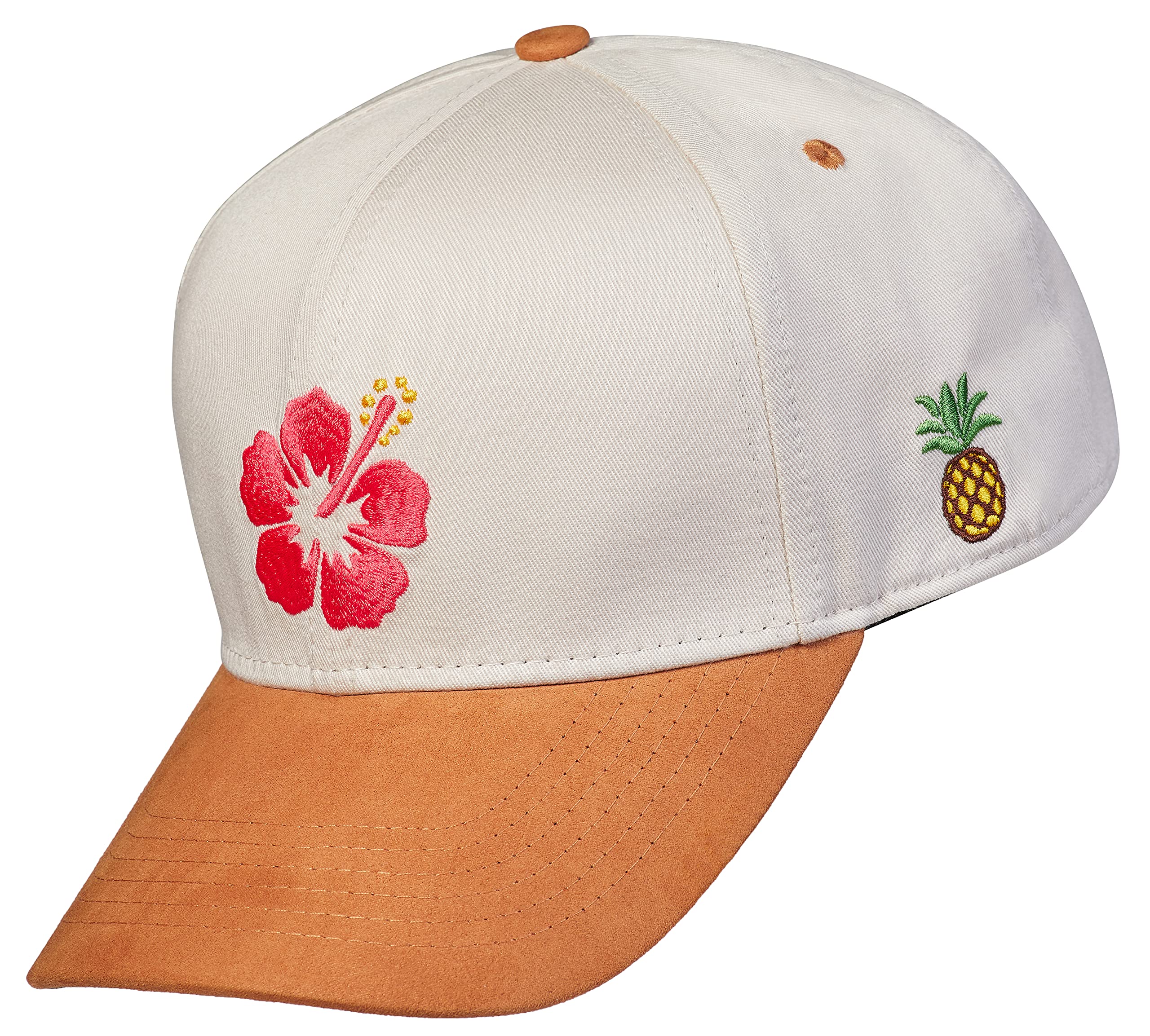 Cadency® Gorra de Béisbol, Hawaii, Color Gris Arena, Unisex, Tamaño Ajustable