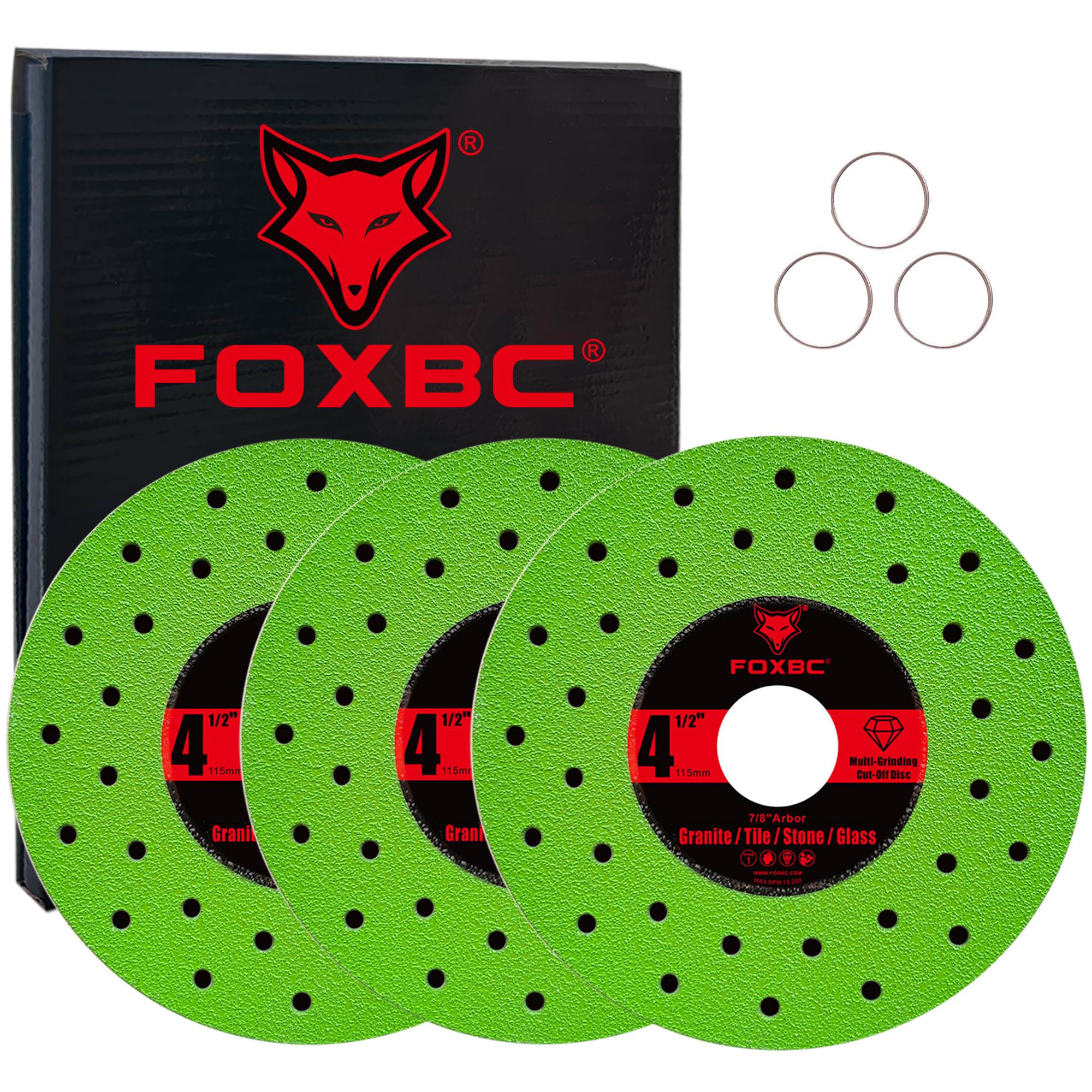 FOXBC Diamond Blades - Cut Tile, Stone & More -1