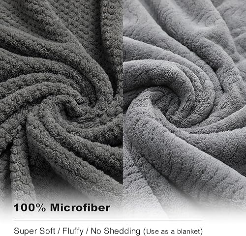 Miniatura 2 de Juego de toallas de baño extra grandes y juego de toallas de baño ultrasuaves (35 x 70 pulgadas), 8 piezas