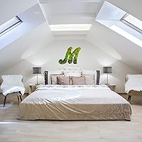 Vista 8 de Iniciales de monograma preservadas Moss Letter Art Design & Decor Arreglo de pared - Personalízalo