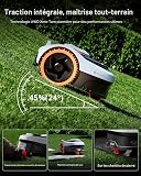 Segway Navimow i205 AWD Robot tondeuse et Garage S, Trois roues motrices, monte les pentes jusqu'à 45%, EFLS NRTK + Vision, Cartographie automatique, sans antenne, jardin de 500 m²(expédié séparément) - 2
