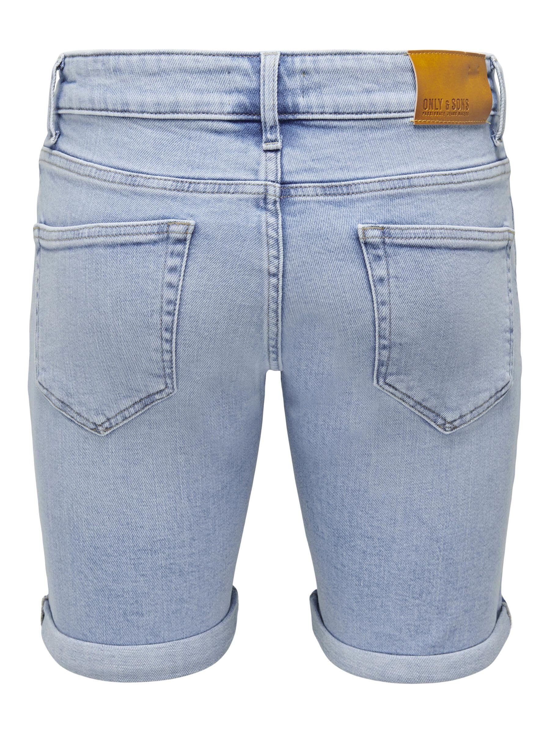 Only & Sons Denim Shorts ONSPLY Mid Waist Regular Fit Shorts