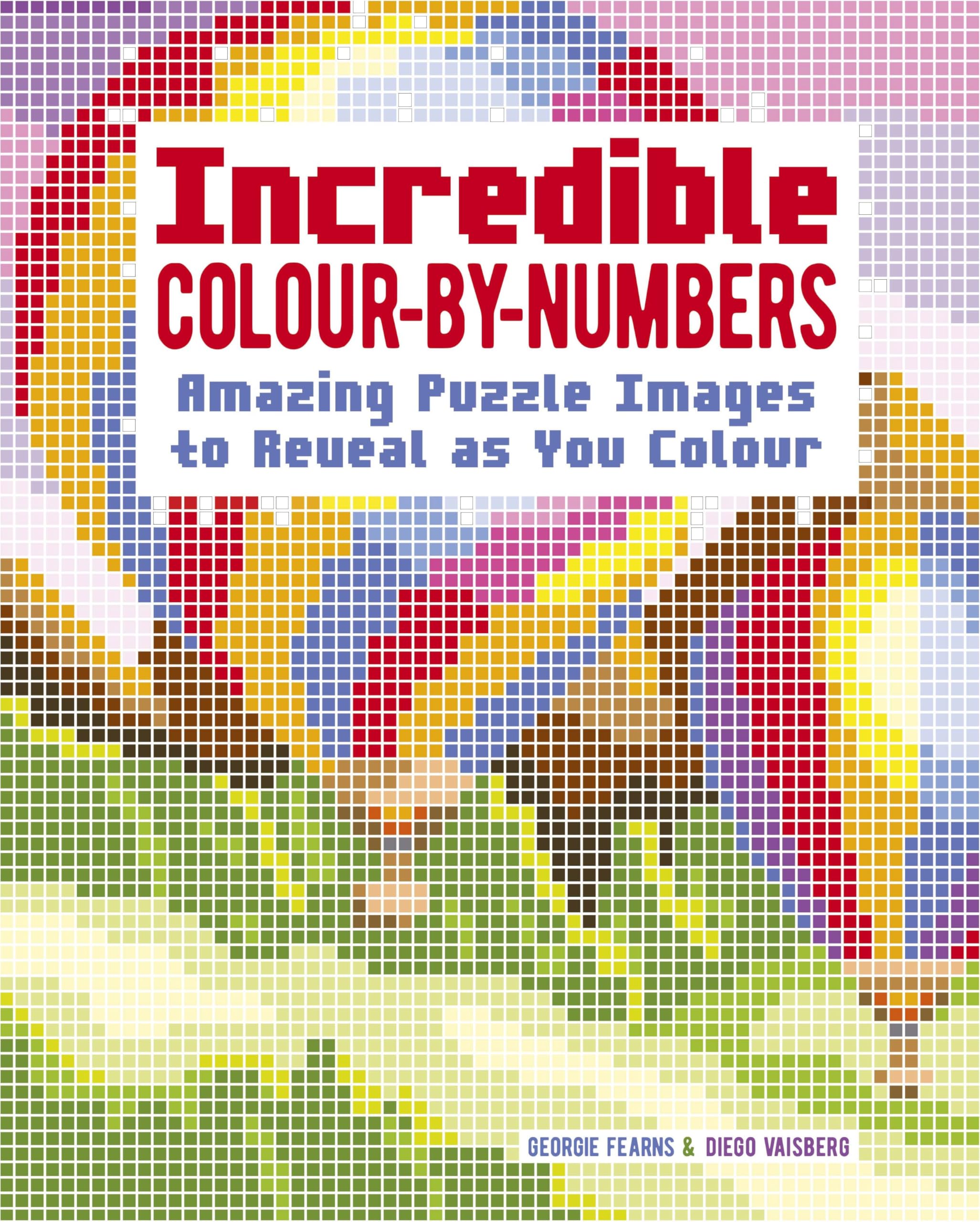Incredible Colour-by-Numbers: Reveal the Mystery Images Within!